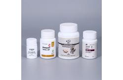 China Empty Pharmaceutical Tablet Pill Bottles with Plastic Screw Cap and HDPE Material supplier