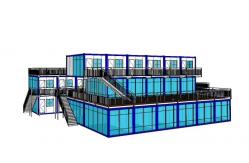 China Galvanized Steel Modular Fold Out Expandable Starter Home Personalized supplier