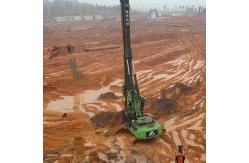 China Small Bore Pile Rig Foundation Machine Excavator Chassis Drilling Attachment KR220C supplier