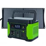 Lithium Portable Power Station Battery 600W AC DC Output With Solar Charging