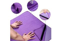 China Eco Friendly High Quality Custom Design Printing Microfiber Yoga Towel supplier