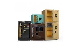 China Dual Alarm Biometric Fingerprint Lock Home Safe Box For Security supplier