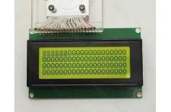 China STN Yellow Green Monochrome LCD Display Module 20x4 Character LCD Display 16 pin supplier