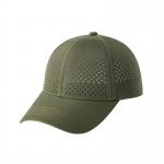 Wholesale Custom Laser Cut Hole Gorras 6 Panel Perforated Golf Hat Custom Logo Unisex Mesh Baseball Cap for sale