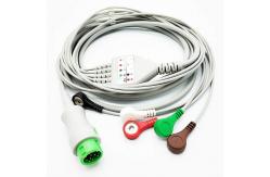 China 5 Leads Snap AHA ECG Cables And Leadwires TPU Mindray Datascope Compatible supplier