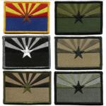 Arizona Phoenix State Military Hook And Loop Patches 3x2 Heat Cut Border for sale