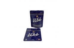 China 500g Biodegradable Stand Up Pouches Flat Bottom Zipper Lock Mylar Bags supplier