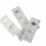 White printed skincare cosmetic packaging bags logo customized liquid moisturizer sachets for sale
