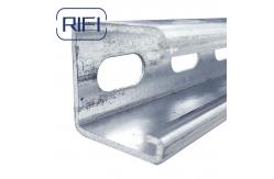 China Carbon Steel Strut Channel And Fittings with Hot Dip Galvanized Finish supplier