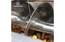 China 3500KG/H Vegetable Processing Machine Spiral Shaft Potato Peeling Machine supplier