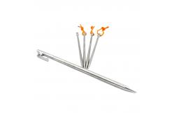 China 200mm 220mm 260mm Titanium Tent Stake Titanium Shepherd Hook Stakes supplier