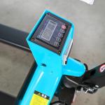 Mechanical Manual Hydraulic Pallet Lifter , Manual Pump Truck forklift with scale 2500kg