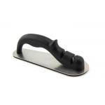 Tungsten Ceramic Rod Black Two Step Knife Sharpener With Stabilization Bottom 177g for sale