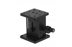 China 70mmx70mm Aluminum Alloy Manual Lab Jack Precise Positioning supplier