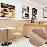 Brown PVC Wood Grain Wall Sticker Waterproof Light Wood Grain Wallpaper for sale