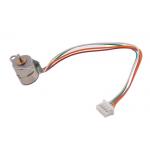 2 phase 4 wire mini stepper motor Durable 8mm Micro Linear Dc Motor , 3.3V 0.2A PM Stepper Motor for sale
