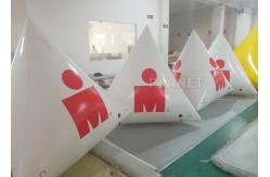 China White Large Inflatable Buoys Hand Printing CE / UL Air Pump And Repair Kit supplier