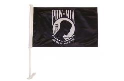 China Pow Flagolden car flags screen printed high quality supplier
