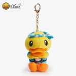 Cute Duck Cotton Plush Toys Keychain For Collection OEM ODM