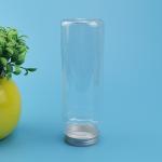 PET Transparent Disposable Beverage Jar With Aluminum Cover for sale