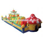 CE Approved Inflatable Obstacle Challenge In Mushroom Design For Sale for sale