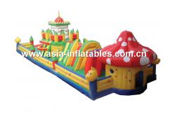 China CE Approved Inflatable Obstacle Challenge In Mushroom Design For Sale supplier