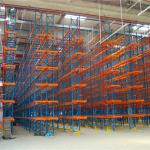 High Utilization VNA Racking 3000kgs High Density Pallet Storage for sale