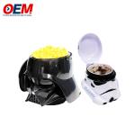 Custom Plastic Popcorn Container  Printed Movie Star Movie Popcorn Bucket with Lid for sale