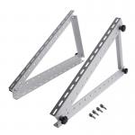 Stainless Steel 304 Metal Solar Roof Mounting Brackets VSL 2 Silver Tilt Brackets for sale