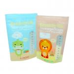 9oz 255g 74 Microns Zipper Packaging Pouch For Bread Crumbs With Window