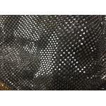 Sparkly Sequin Aluminum Mesh Fabric Pyramid Flake Jointed For Garment for sale