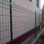 3mm 3d Fence Panels Coated Border Green Garden Wire Mesh Fence With V Folds for sale