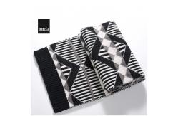 China Multicolor  Fashionable winter knitting scarf patterns 100% acrylic  men scarves supplier