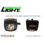 5.7Ah 1.7W 8000lux Underground Miners Cap Lamps IP68 for sale