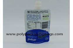 China Gravure Printing Self Contained Aluminum Foil Suction Nozzle Bag With Spout supplier