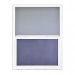 Laminated Glass 3mm Thickness UPVC Single Hung Window Windproof Easy To Clean