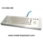 Stand Alone Vandal Proof Keyboard 70 Metal Computer Keyboard Layout And Trackball Mouse for sale