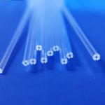 Precision Quartz Capillary Tube V Groove U Groove Slotted For Fiber for sale