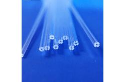 China Precision Quartz Capillary Tube V Groove U Groove Slotted For Fiber supplier