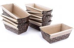 China Microwave Oven Paper Baking Loaf Pan Disposable Mold Rectangular supplier