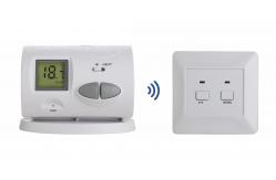 China Wall Mounted 2 Wire Digital Room Thermostat For Floor Heating System supplier