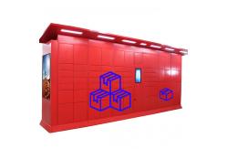China Coin Bill Card QR Payment Parcel Delivery Lockers With 22 Inch Screen supplier