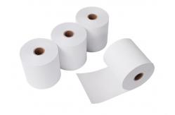 China 65gsm 80x80mm 18×25mm Pos Machine Paper Core High Brightness supplier
