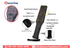 China Metro Station Handheld Metal Detector Security Check High Sensitivity 9V Battery supplier