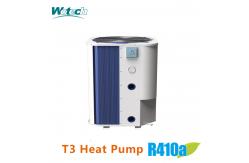 China Vertical Discharge 25KW R410a Residential Fixed Speed Heating Cooling Swimming Pool Heat Pump supplier