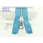 Customized 22 Inch Heavy Duty Separating Zippers , Multi Color Tape Long Coat Zippers for sale