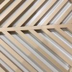 Profile Size 600x600x30mm Extruded Baffle Aluminum Screen And Frame Baffle 30x30mm for sale
