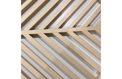 China Profile Size 600x600x30mm Extruded Baffle Aluminum Screen And Frame Baffle 30x30mm supplier