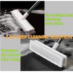 2 Pack Floor Scrub Brush With Long Handle Stiff Bristle