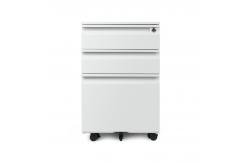 China File Storage 2 Drawer Full Steel 1mm H600mm Metal Mobile Pedestal supplier